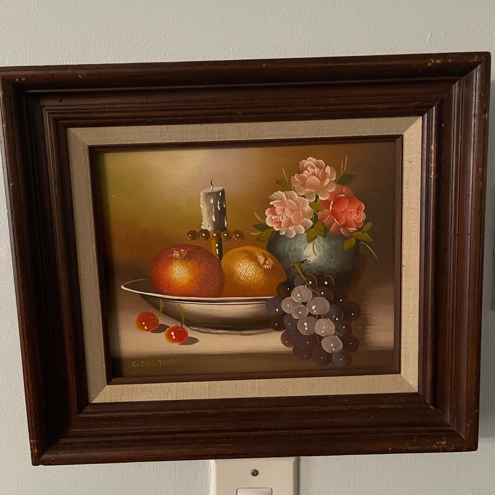 Original Oil Painting Vantage by C.DESMND.